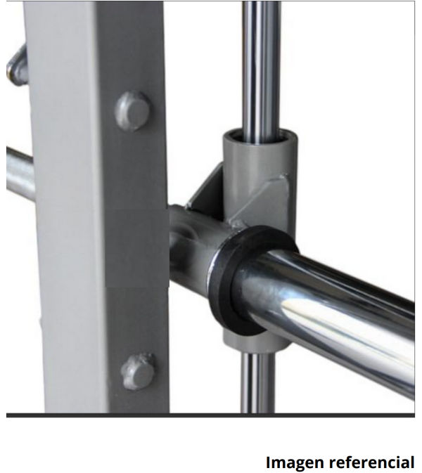 JAULA SMITH (BARRA GUIADA) /RACK +BANCO OLÍMPICO + 80 KGS. DISCOS - Imagen 3