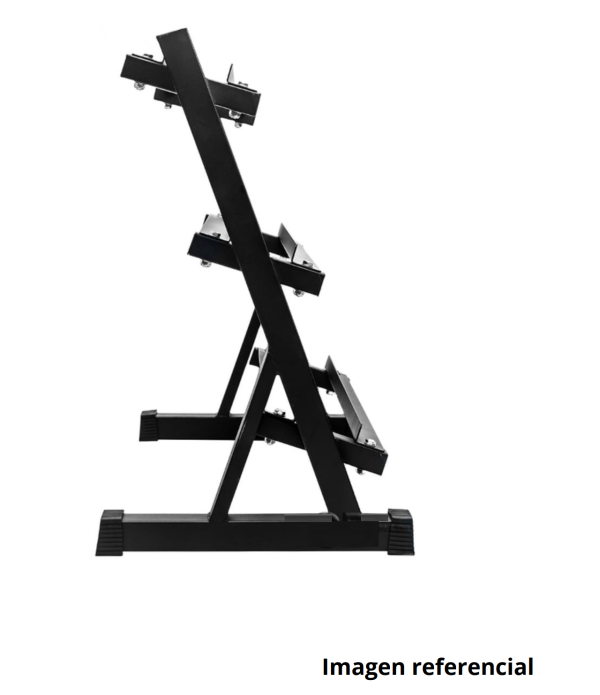 SET DE 10 PARES DE MANCUERNAS HEXAGONALES CON RACK - Imagen 2