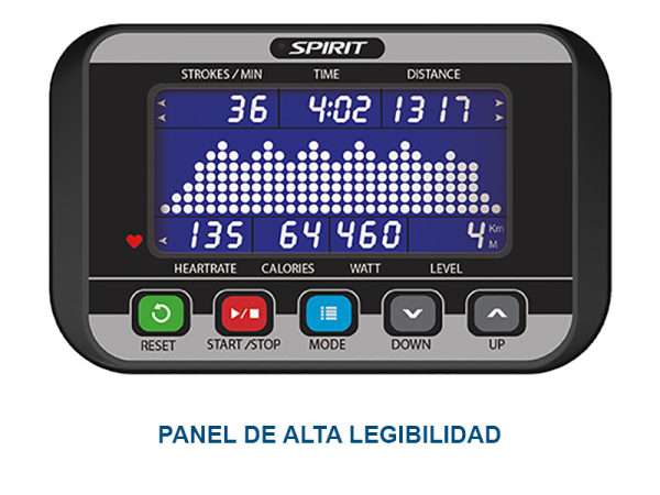 REMADORA CRW800 SPIRIT FITNESS - Imagen 3